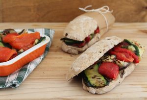 Filoni neri senza glutine con verdure grigliate - La Cassata Celiaca