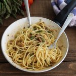 Spaghettis avec palourdes et asperges sans gluten - La Cassata Celiaca
