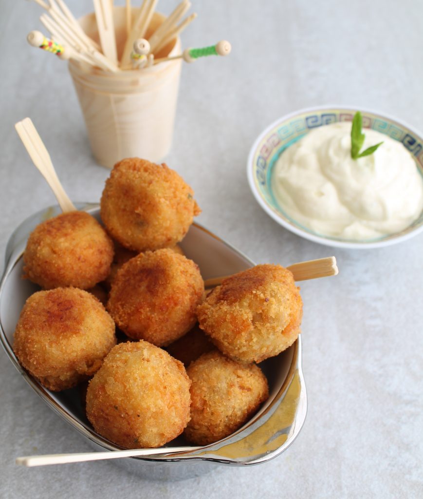 Boulettes de saumon fumé et pommes de terre - La Cassata Celiaca