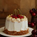 Torta amaretti e ciliegie senza glutine - La Cassata Celiaca