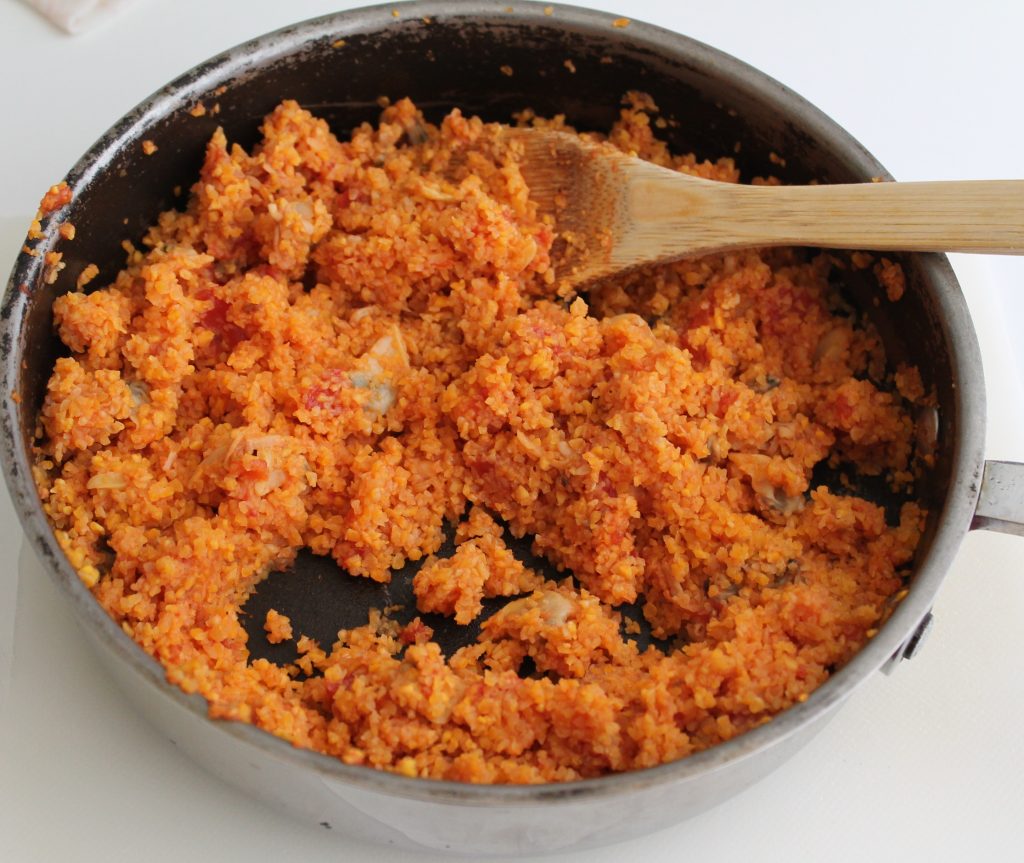 Paupiettes avec cous cous et palourdes, sans gluten - La Cassata Celiaca