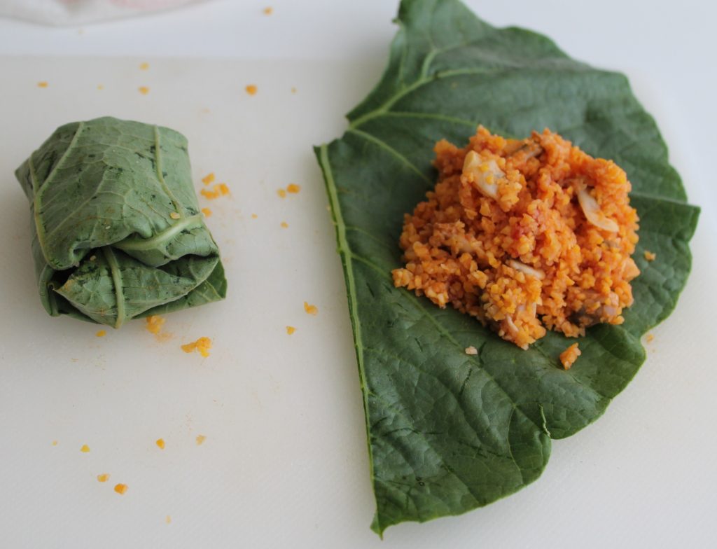 Paupiettes avec cous cous et palourdes, sans gluten - La Cassata Celiaca