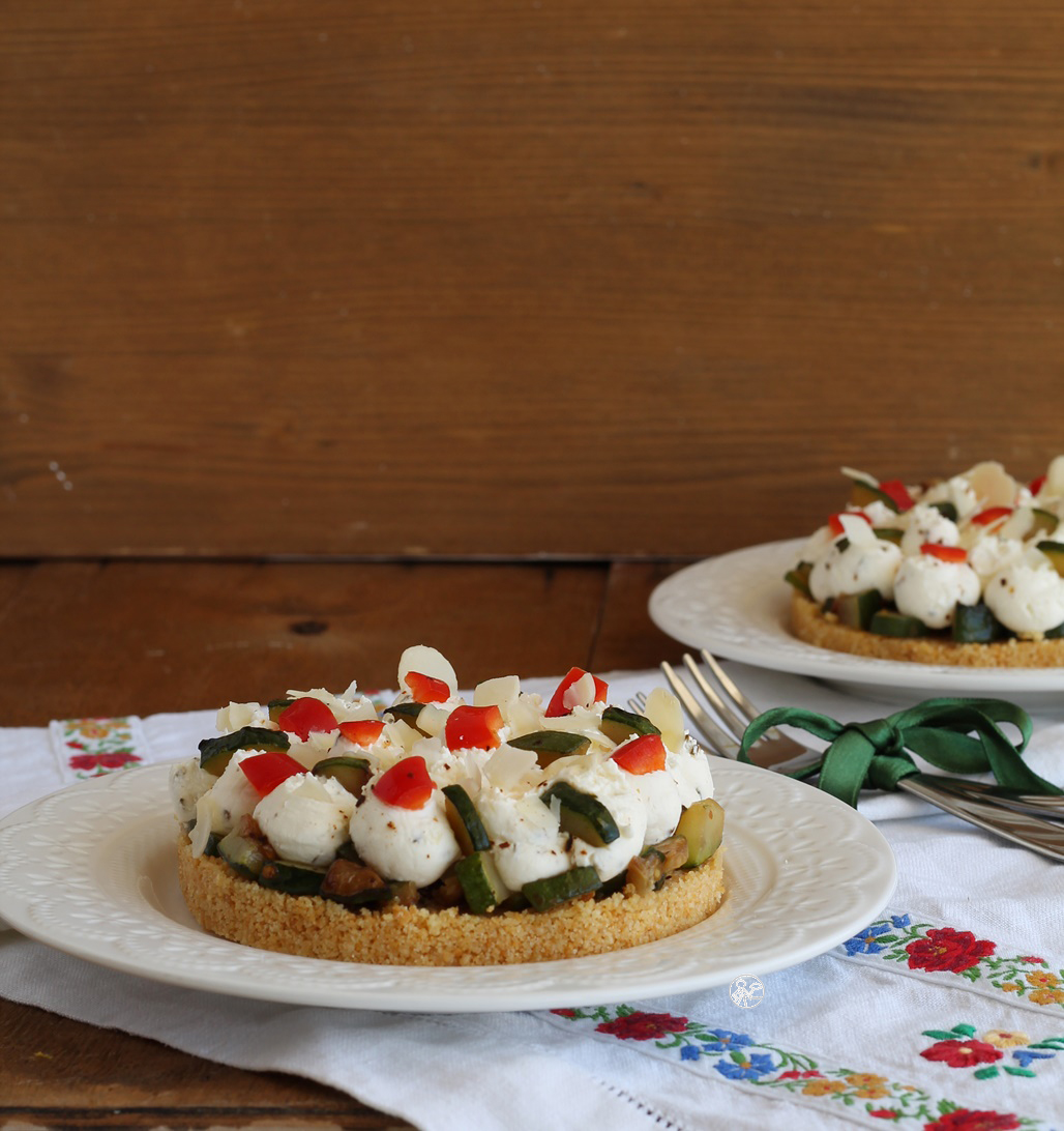Cheesecake aux courgettes sans gluten - La Cassata Celiaca