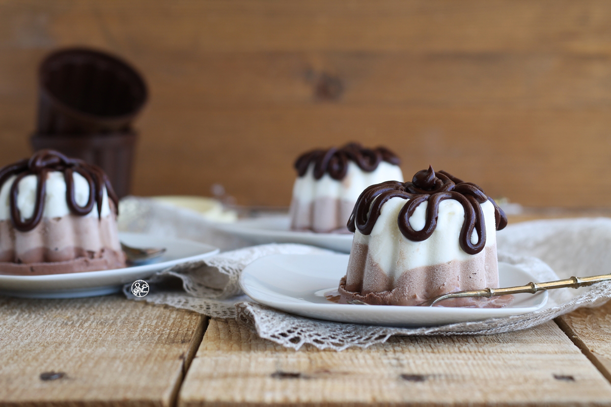 Glace aux trois chocolats sans gluten -La Cassata Celiaca