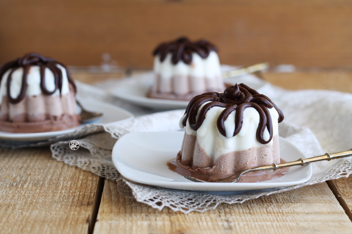 Glace aux trois chocolats sans gluten -La Cassata Celiaca