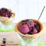 Glace au yaourt avec fruits de bois - La Cassata Celiaca