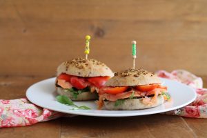 Panini rustici al salmone senza glutine - La Cassata Celiaca