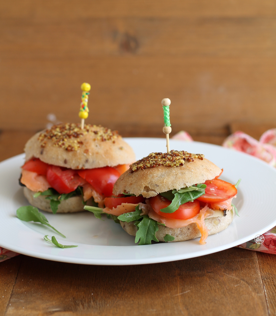 Panini rustici al salmone senza glutine - La Cassata Celiaca