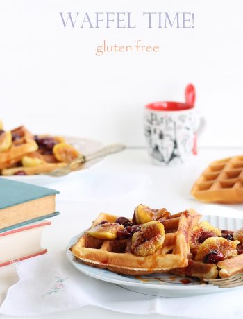 Waffel sans gluten avec figues et raisin - La Cassata Celiaca