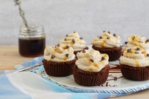 Cupcakes moka-caramel sans gluten - La Cassata Celiaca