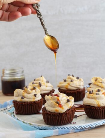 Cupcakes moka-caramel sans gluten - La Cassata Celiaca