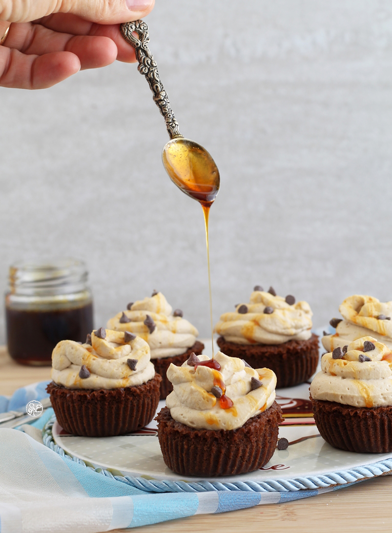 Cupcakes moka-caramel sans gluten - La Cassata Celiaca Cupcakes moka-caramel sans gluten - La Cassata Celiaca
