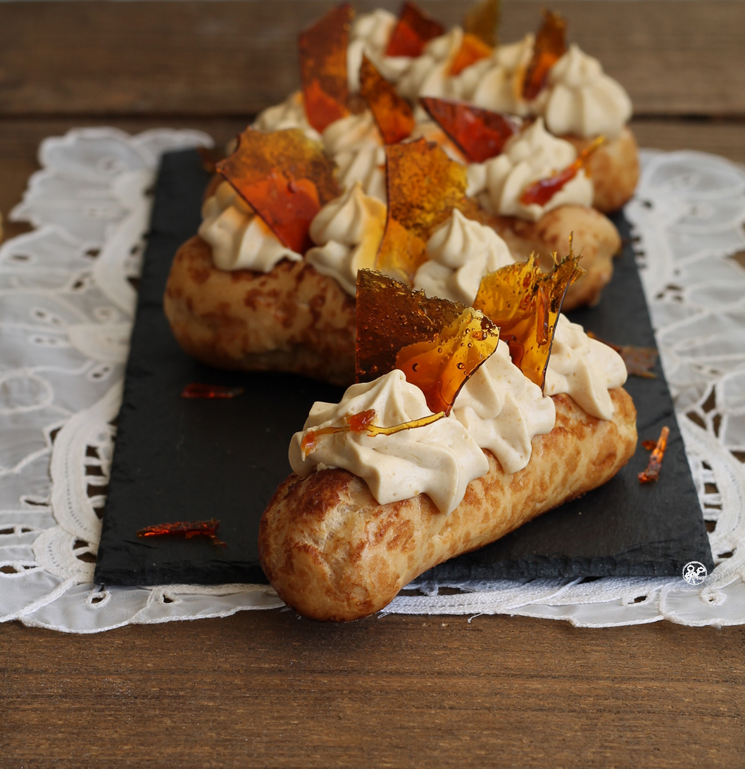 Eclair au caramel de Biasetto mais sans gluten - La Cassata Celiaca Eclair au caramel de Biasetto mais sans gluten - La Cassata Celiaca