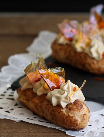 Eclair au caramel de Biasetto mais sans gluten - La Cassata Celiaca