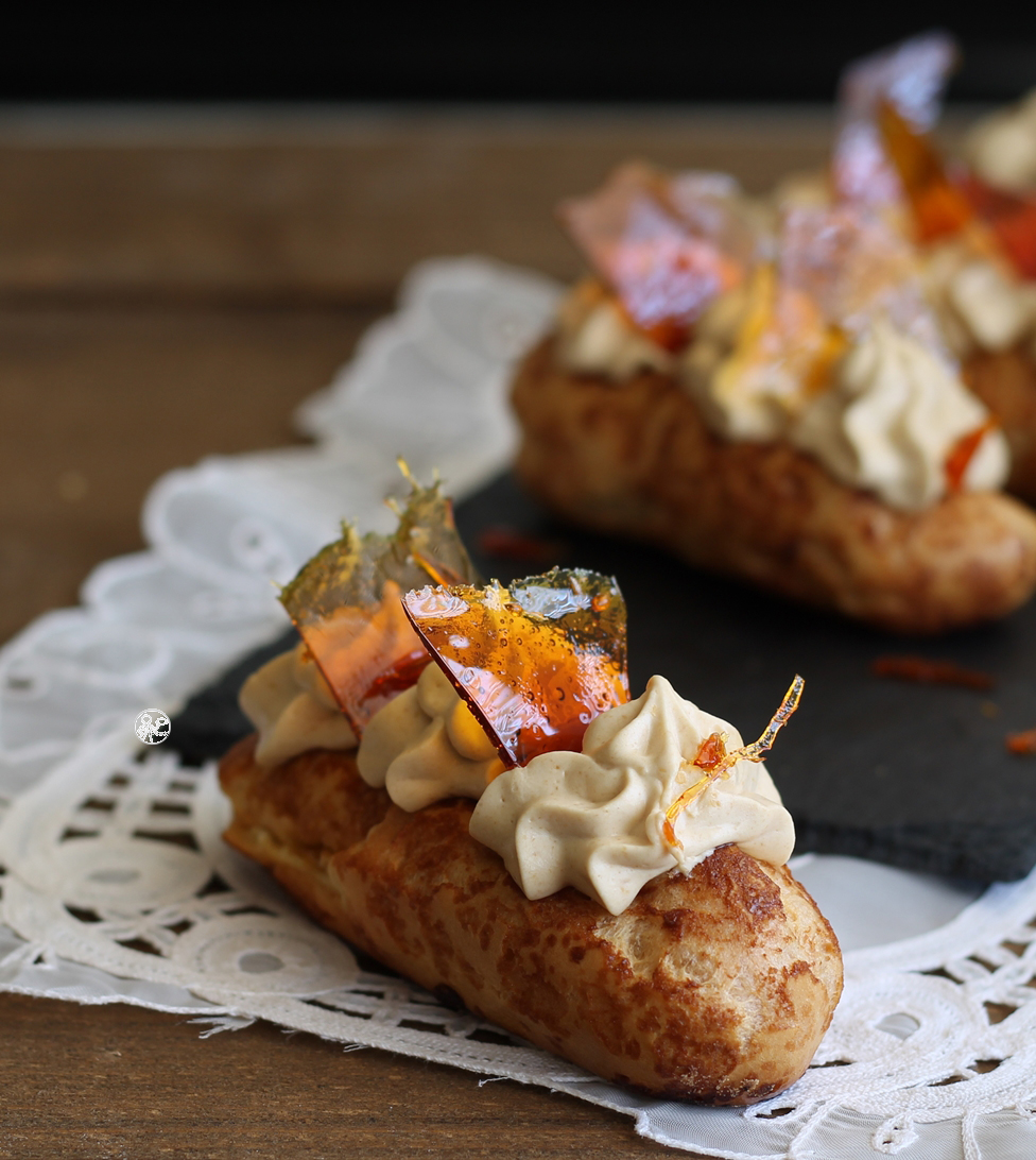 Eclair al caramello di Luigi Biasetto ma senza glutine - La Cassata Celiaca