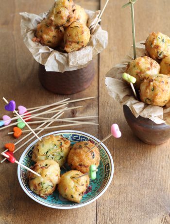 Frittelle di zucchine senza glutine per Piaceri Mediterranei - La Cassata Celiaca