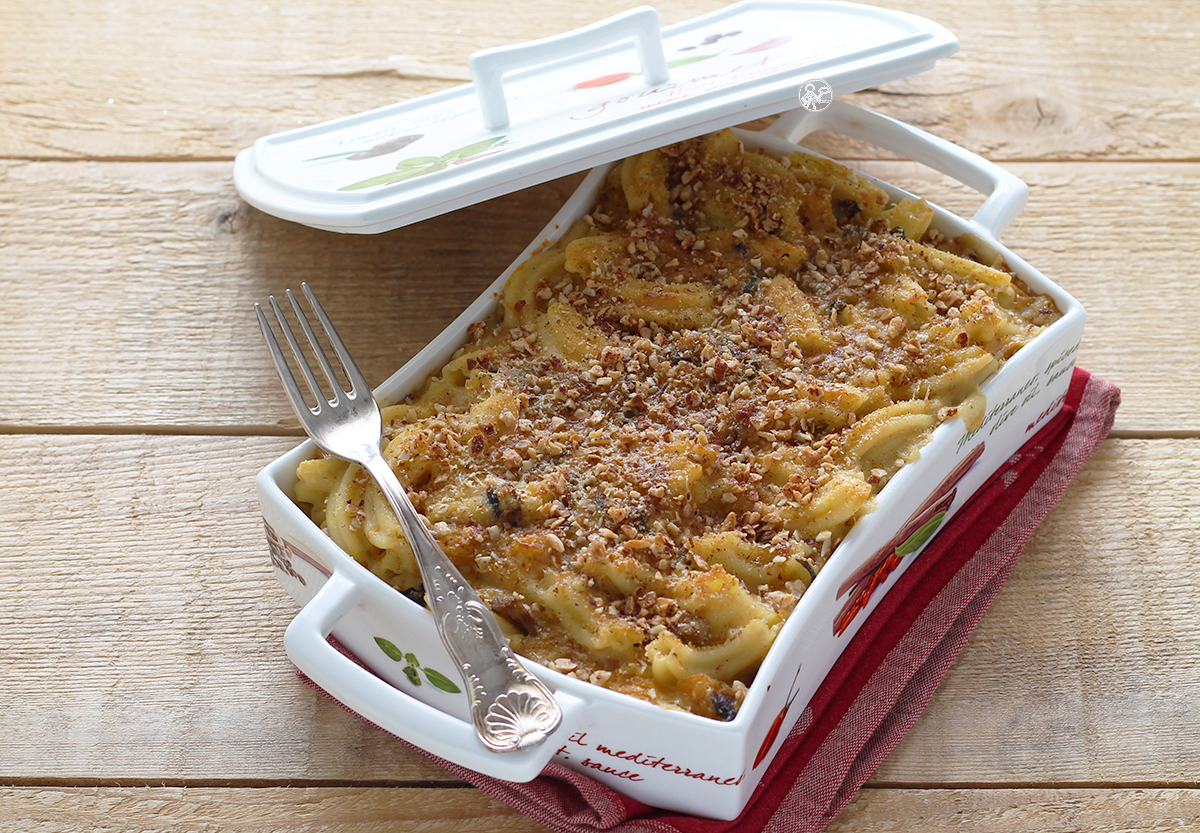 Pasta al forno con zucca e funghi senza glutine - La Cassata Celiaca Pasta al forno con zucca e funghi senza glutine - La Cassata Celiaca