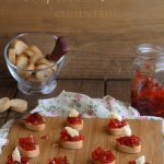 Crostini senza glutine con confettura di peperoni - La Cassata Celiaca