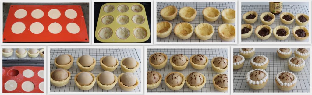 Tartellette ciocco-caffè senza glutine - La Cassata Celiaca