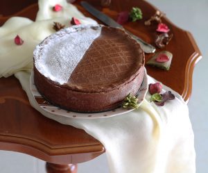 Gâteau basque au chocolat sans gluten - La Cassata Celiaca