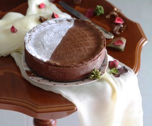 Torta basca al cioccolato senza glutine - La Cassata Celiaca