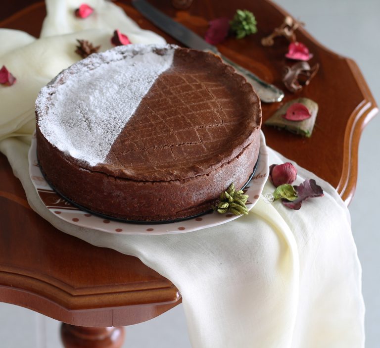 Gâteau basque au chocolat sans gluten - La Cassata Celiaca
