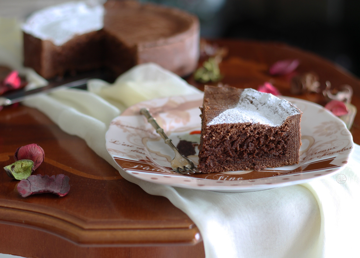 Gâteau basque au chocolat sans gluten - La Cassata Celiaca