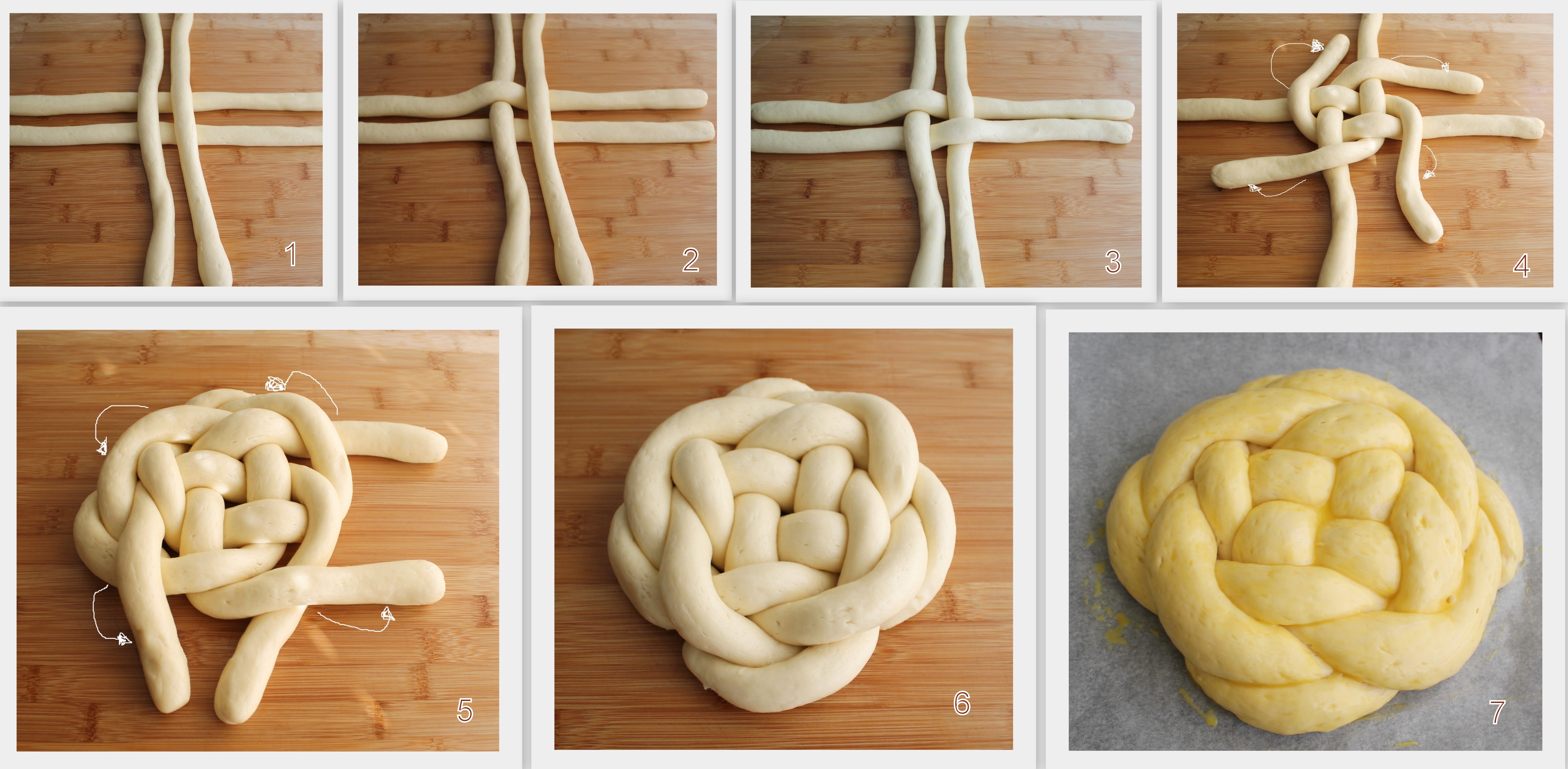 Brioche intrecciata senza glutine - La Cassata Celiaca