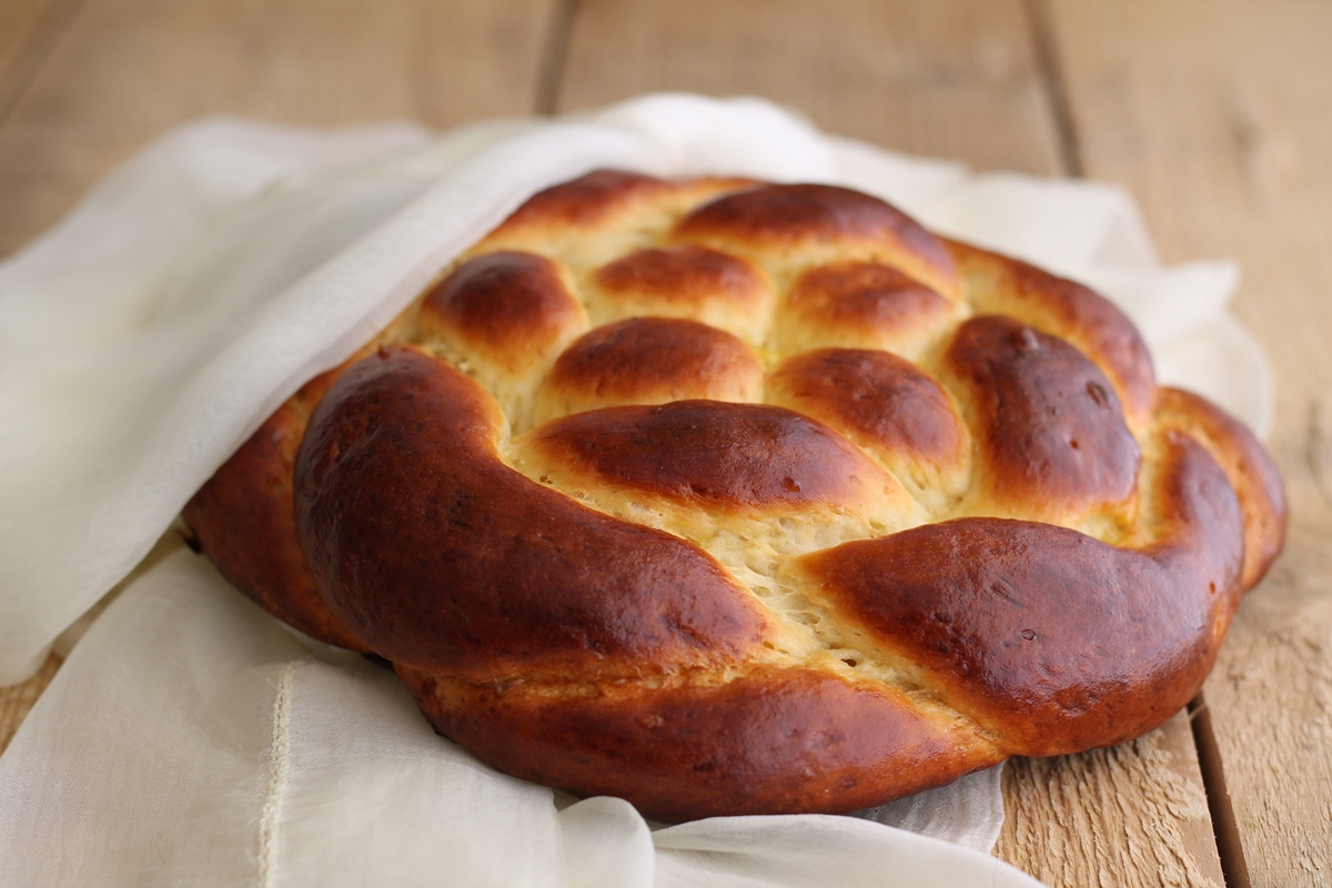 Brioche intrecciata senza glutine - La Cassata Celiaca Brioche intrecciata senza glutine - La Cassata Celiaca