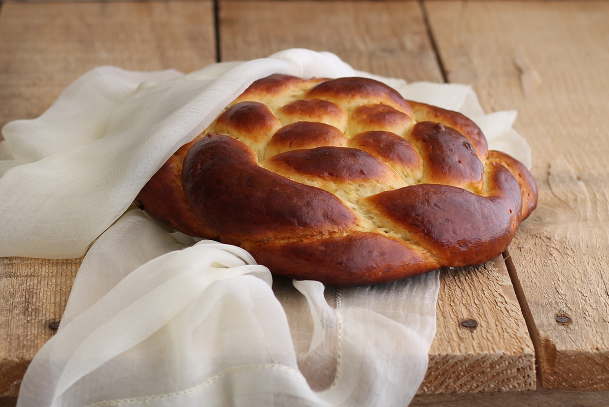 Brioche intrecciata senza glutine - La Cassata Celiaca Brioche intrecciata senza glutine - La Cassata Celiaca