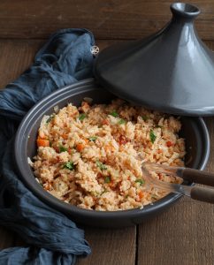 Tajine di pollo e riso basmati - La Cassata Celiaca