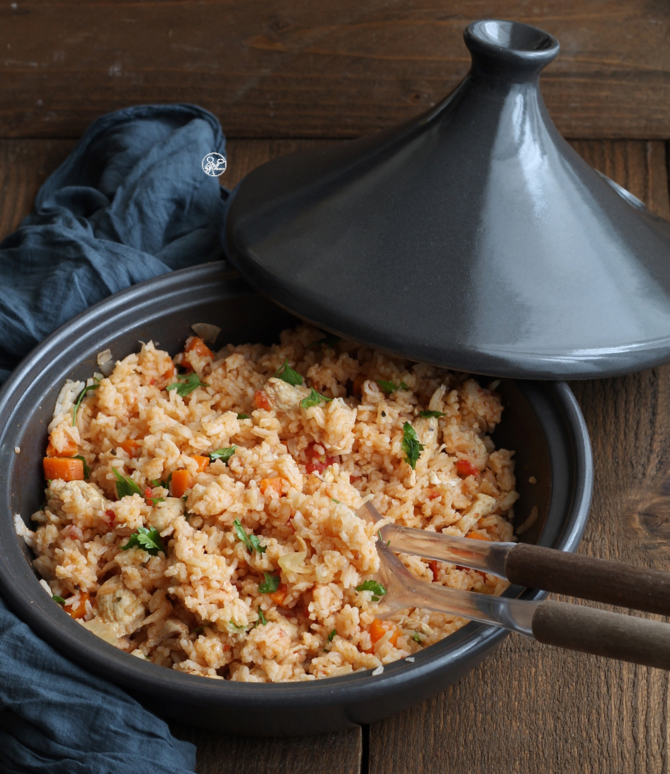 Tajine di pollo e riso basmati - La Cassata Celiaca