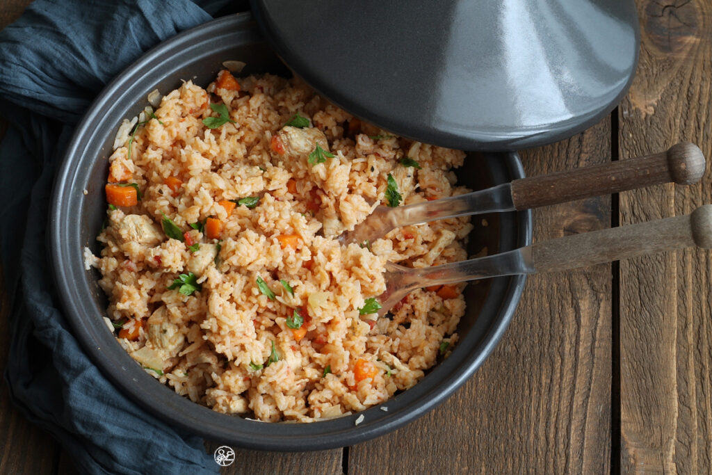 Tajine de poulet et riz basmati - La Cassata Celiaca Tajine de poulet et riz basmati - La Cassata Celiaca