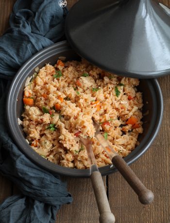 Tajine de poulet et riz basmati - La Cassata Celiaca