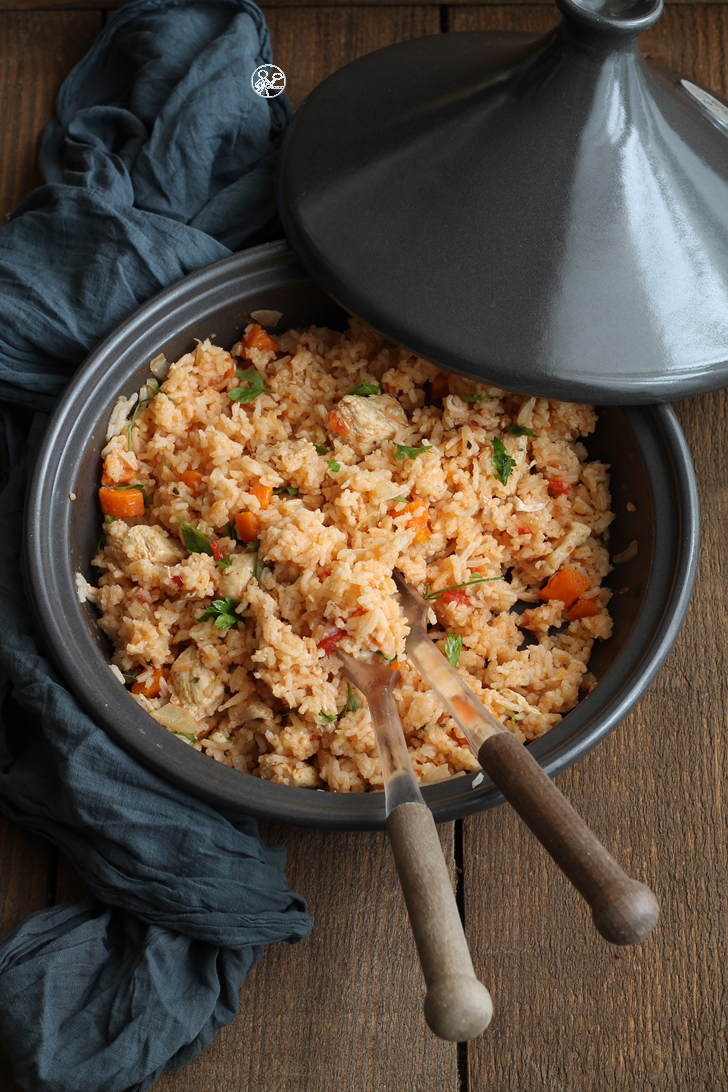 Tajine di pollo e riso basmati - La Cassata Celiaca