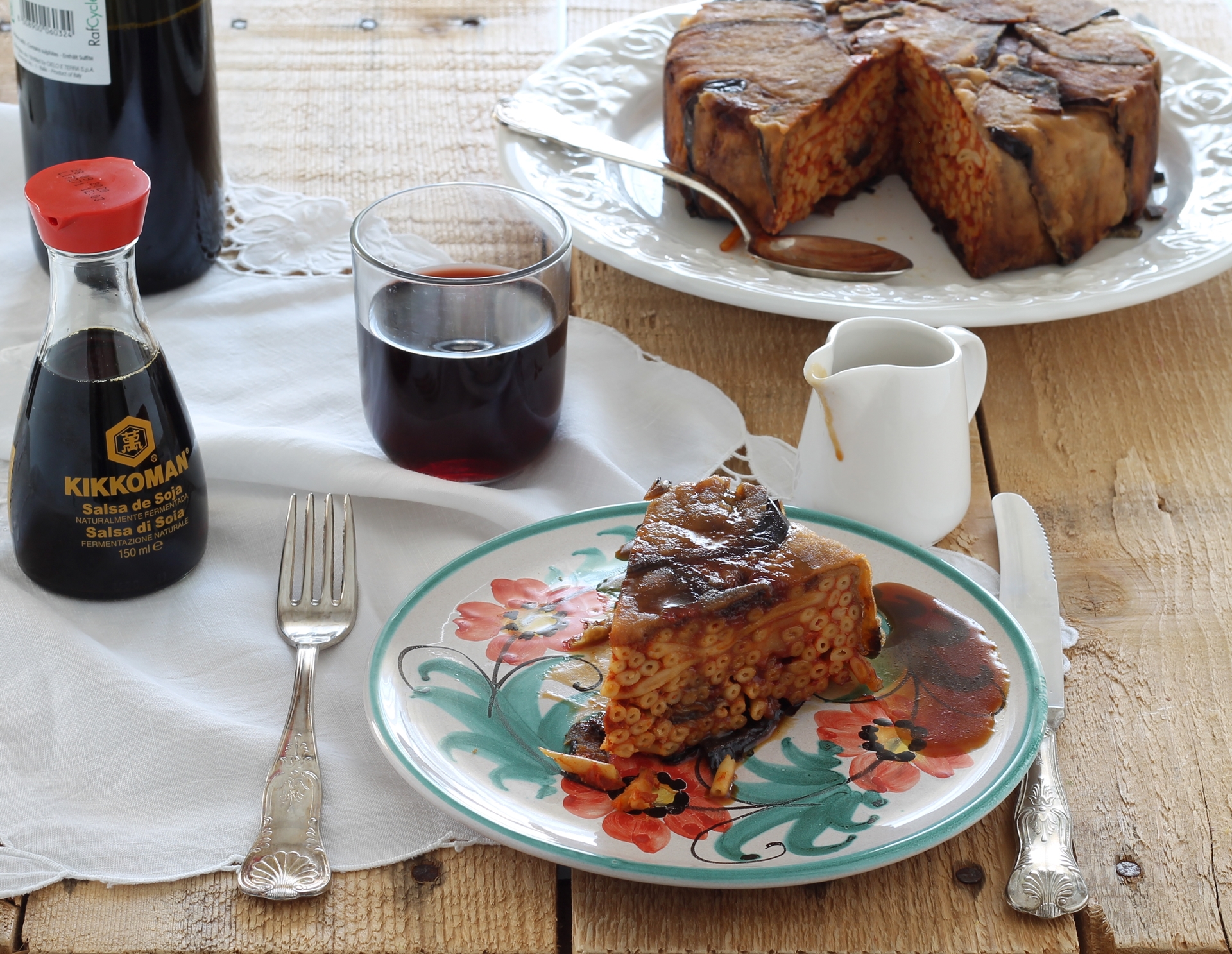 Timbale de bucatini à la sicilienne sans gluten - La Cassata Celiaca Timbale de bucatini à la sicilienne sans gluten- La Cassata Celiaca