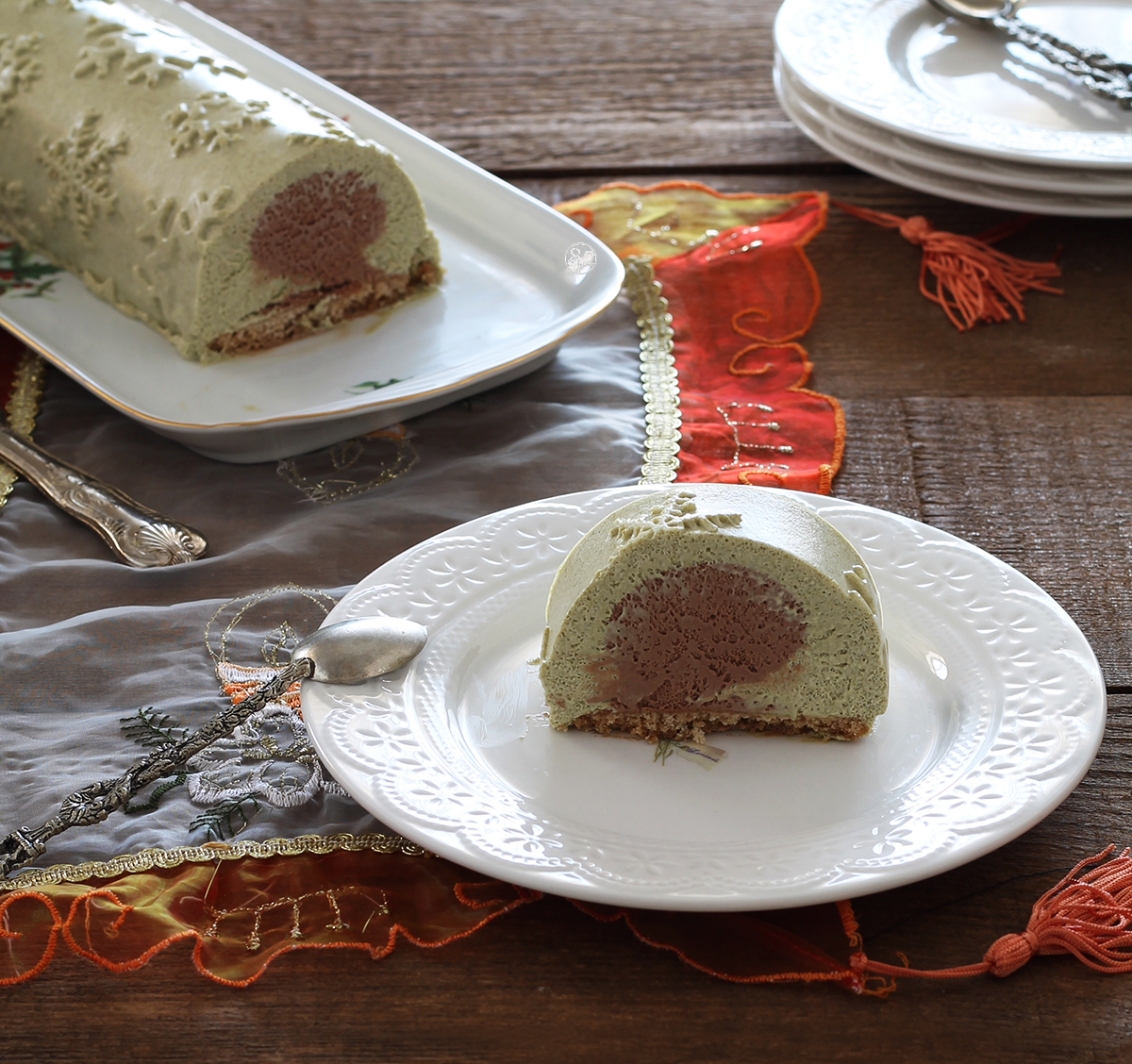 Tronchetto Di Natale Al Pistacchio.Tronchetto Pistacchio E Cioccolato Senza Glutine La Cassata Celiaca