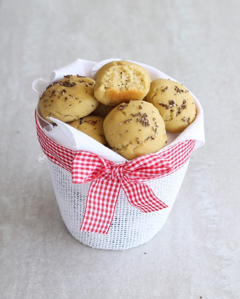 Petits pains apéritif à la farine de petits pois sans gluten - La Cassata Celiaca