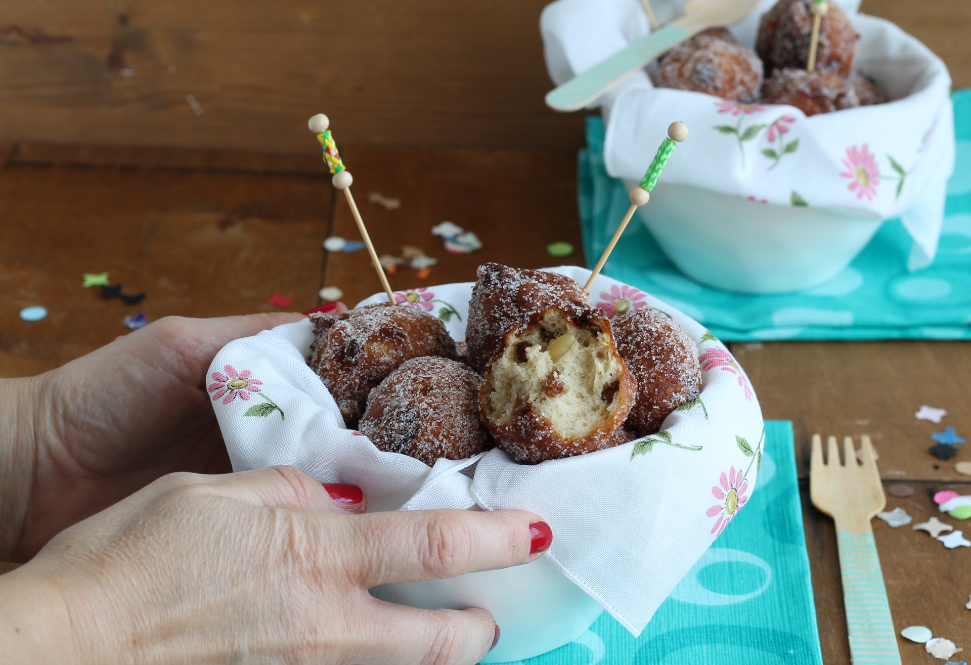 Beignets vénitiens sans gluten - La Cassata Celiaca