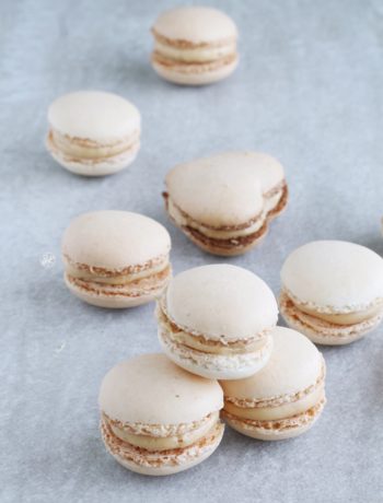 Macarons avec crème au caramel sans gluten - La Cassata Celiaca