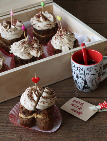 Muffins con ganache al caffè senza glutine - La Cassata Celiaca