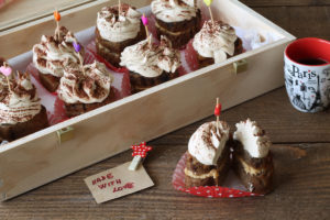 Muffins avec ganache au café sans gluten - La Cassata Celiaca
