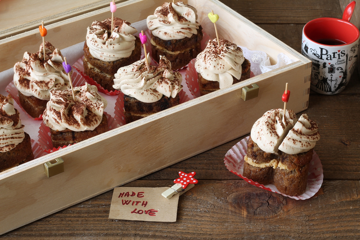Muffins avec ganache au café sans gluten - La Cassata Celiaca Muffins avec ganache au café sans gluten - La Cassata Celiaca