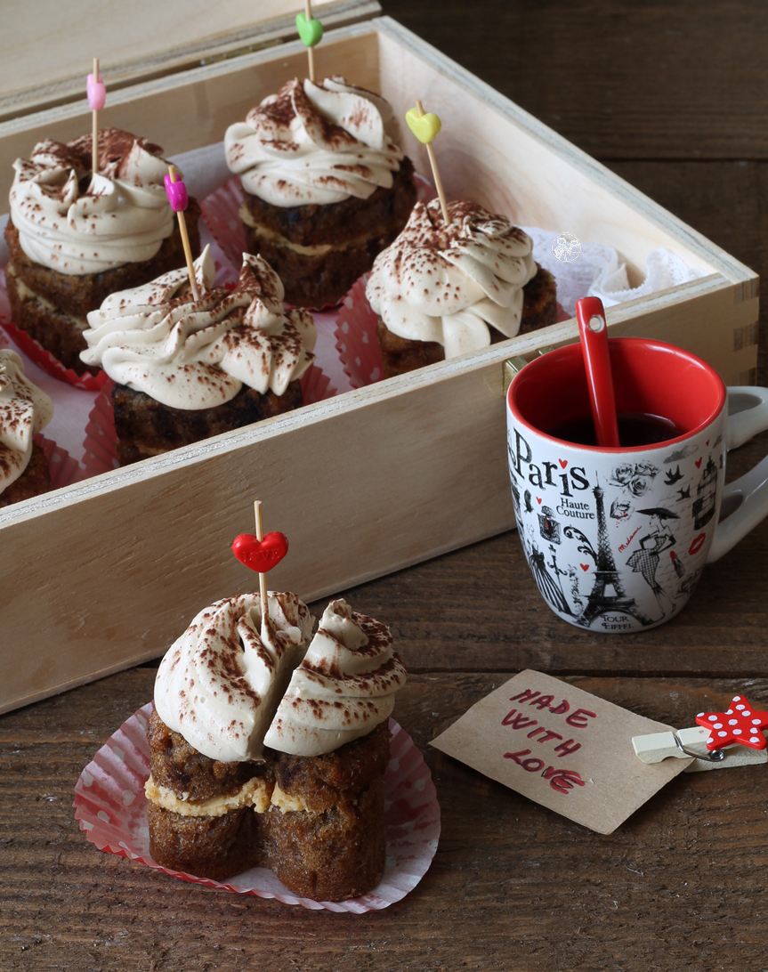 Muffins con ganache al caffè senza glutine - La Cassata Celiaca