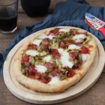 Pizza senza glutine (senza mix) con carciofi e salame - La Cassata Celiaca