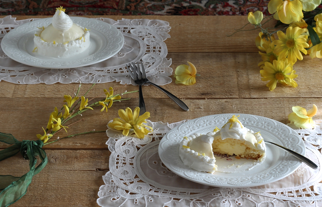 Mini gâteaux à la crème de citron sans gluten - La Cassata Celiaca Mini gâteaux à la crème de citron sans gluten - La Cassata Celiaca