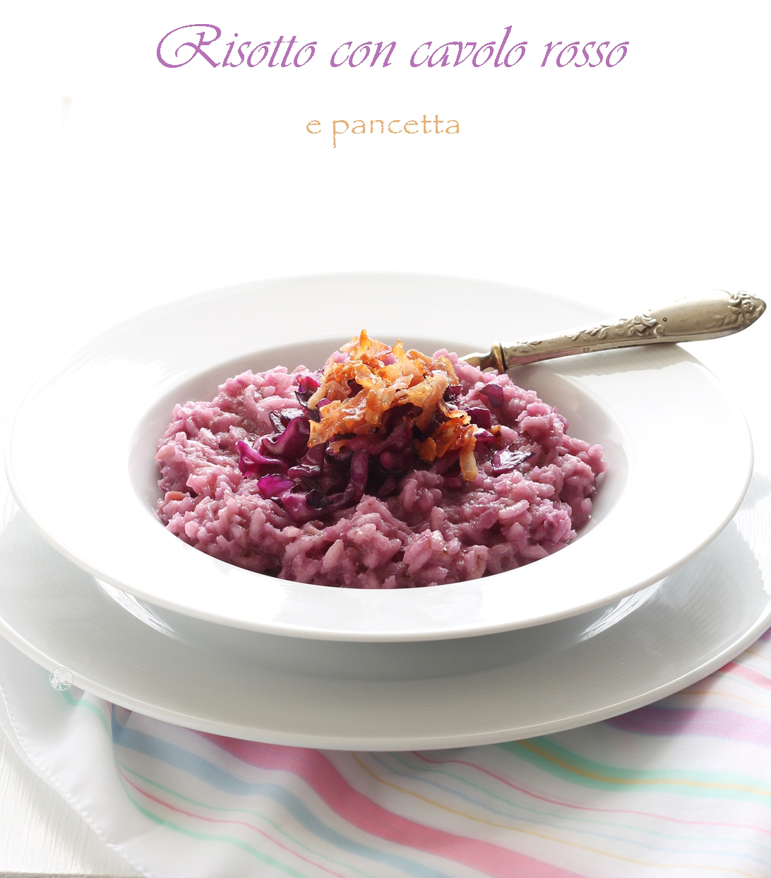 Risotto al cavolo rosso - La Cassata Celiaca