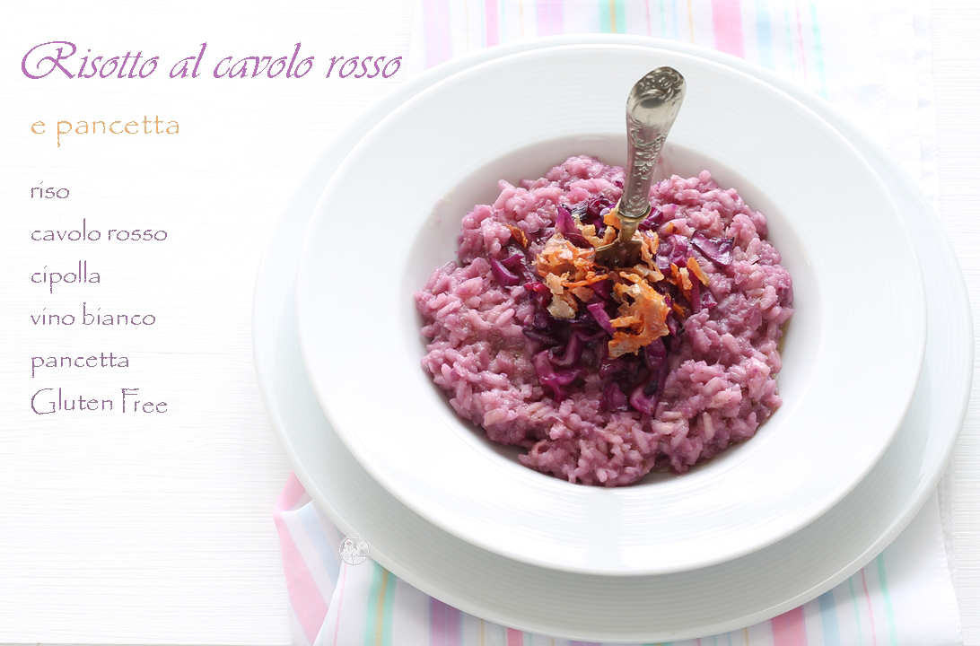 Risotto al cavolo rosso - La Cassata Celiaca Risotto al cavolo rosso - La Cassata Celiaca