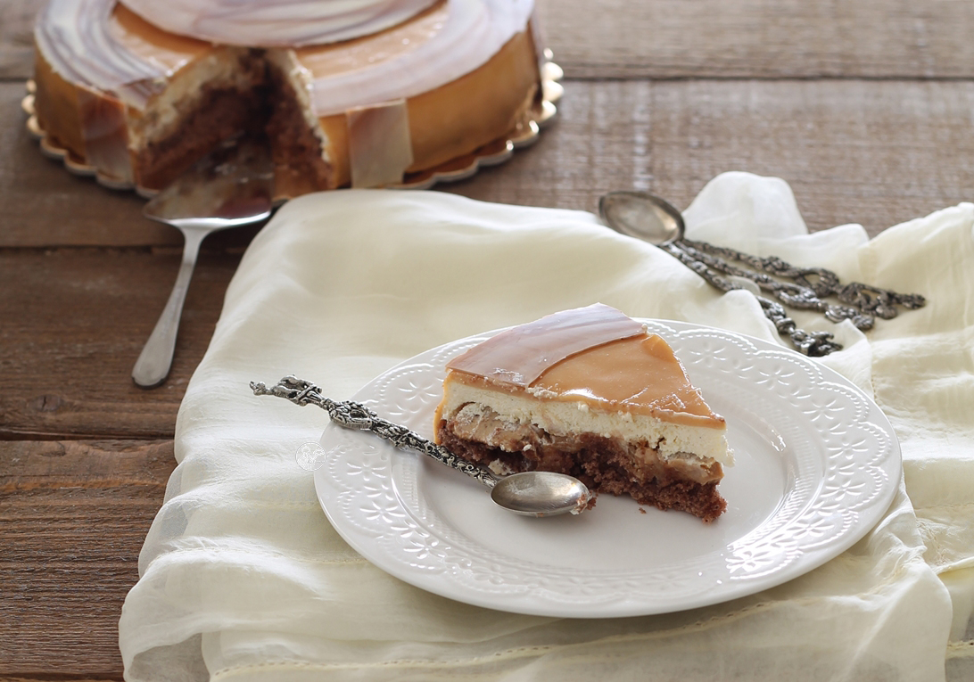 Torta vaniglia-caramello senza glutine - La Cassata Celiaca