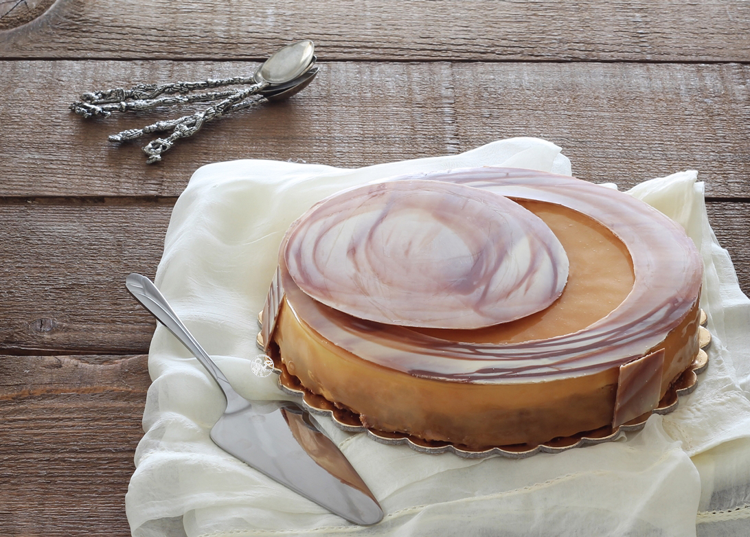 Torta vaniglia-caramello senza glutine - La Cassata Celiaca